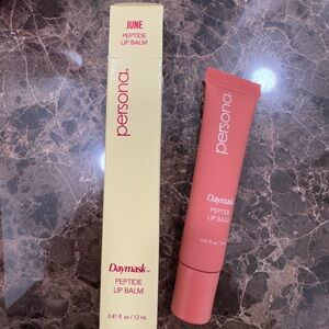 PERSONA COSMETICS DayMask Peptide Lip Balm in June (sheer pink peach)